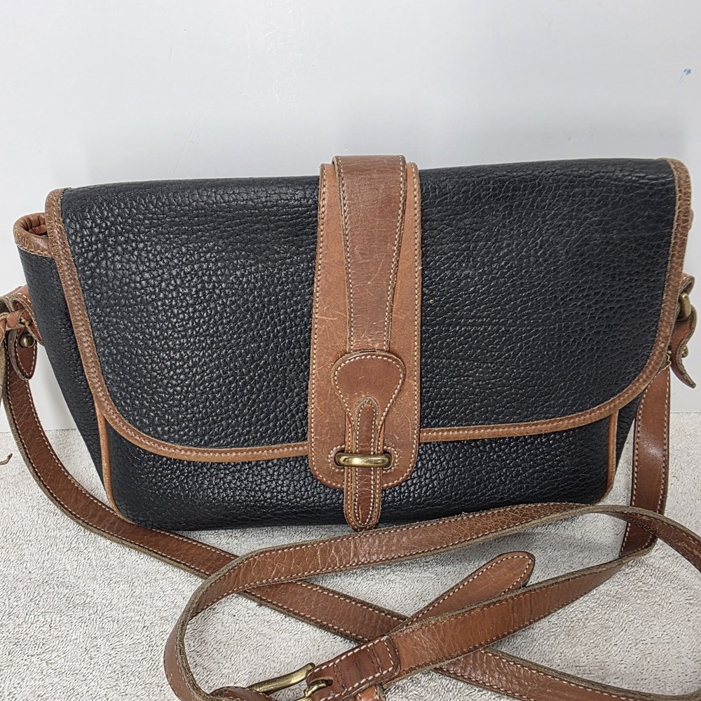 Vintage Dooney & Bourke All-Weather Leather Equestrian Crossbody Bag - Picture 6 of 16